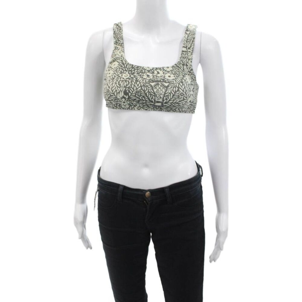 Sea Womens Katrine Print Bikini Top - Black Size XS